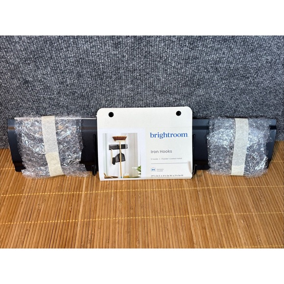 Other - Brightroom Iron Hooks~5 Hooks~Powder coated Metal